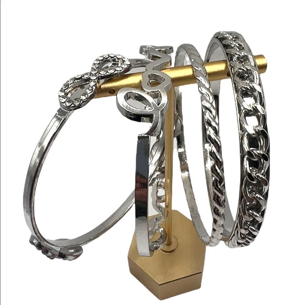 💍 Silver Bracelet Set 4-Piece💍